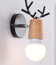 Nordic Modern Antlers Wall Lamp Creative Macaron Aisle Corridor PearlNestDecor.com