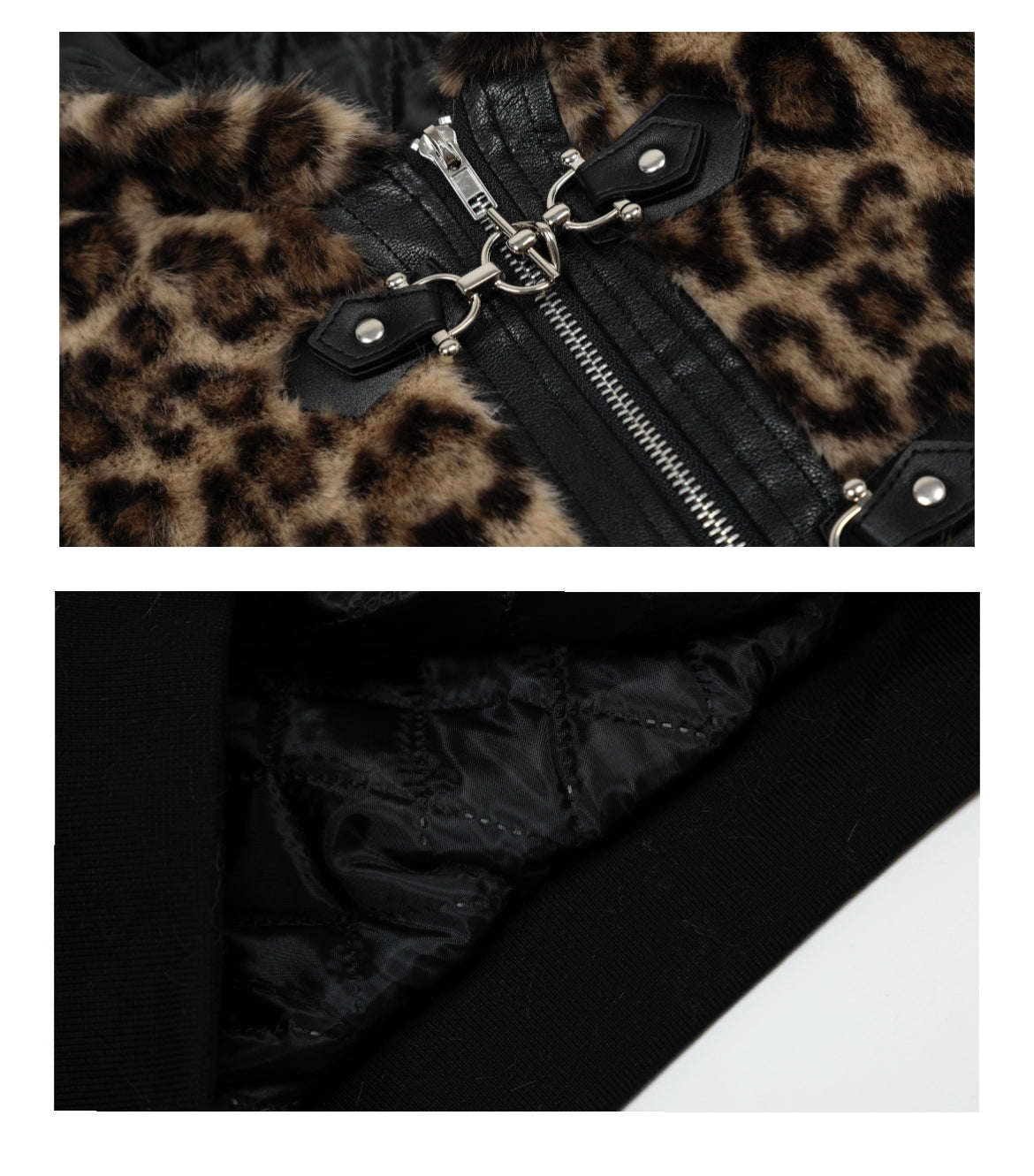 Hooded Jacket Women's Loose Thick Leopard Print Full Print Design Street Coat Best YouTube Store