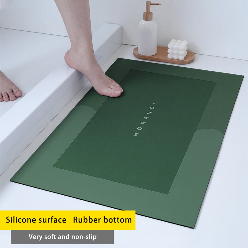 Diatom Mud Absorbent Pad Toilet Floor Mat Soft Non-slip