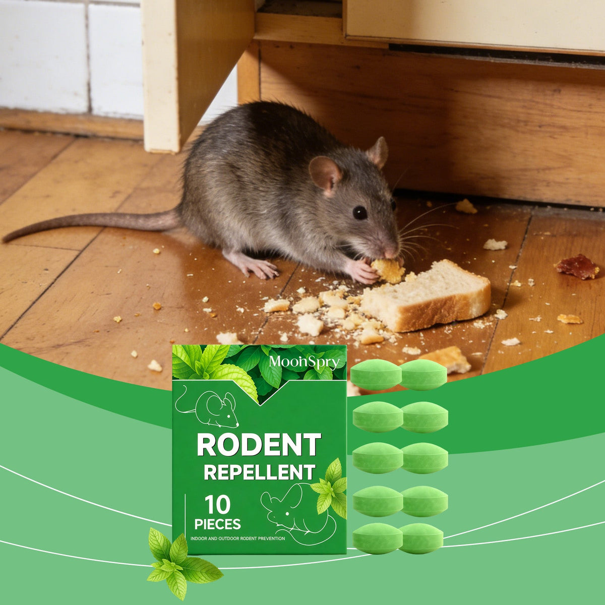 Mouse Repellent Pills 10pcs Box Tri Light Beauty