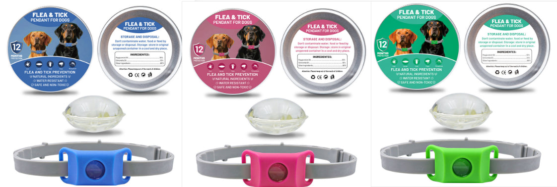 Pet Insect Repellent Button Collar Capsule Suit Pets Fashion