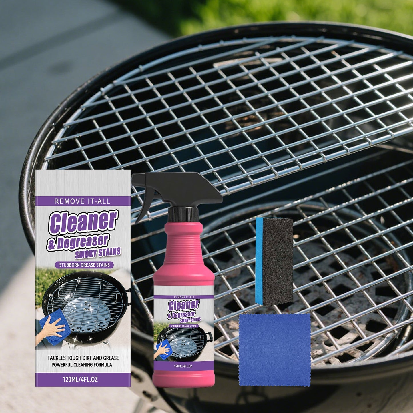 Barbecue Grill Cleaner 120ml Tri Light Beauty