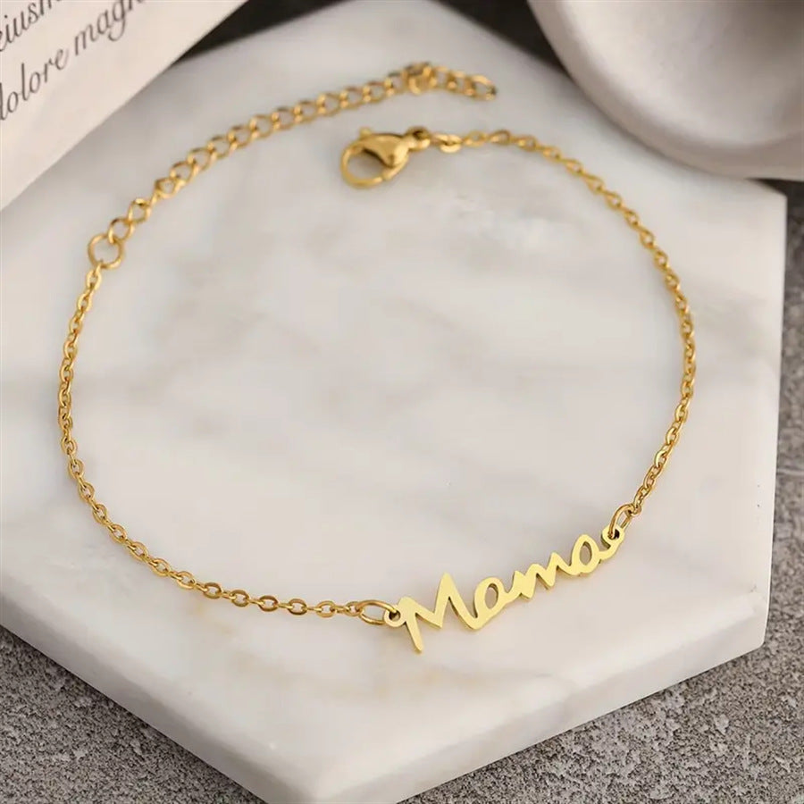Letter Bracelet Fashion Mother's Day Gift LuxuryLifeWay Online Store