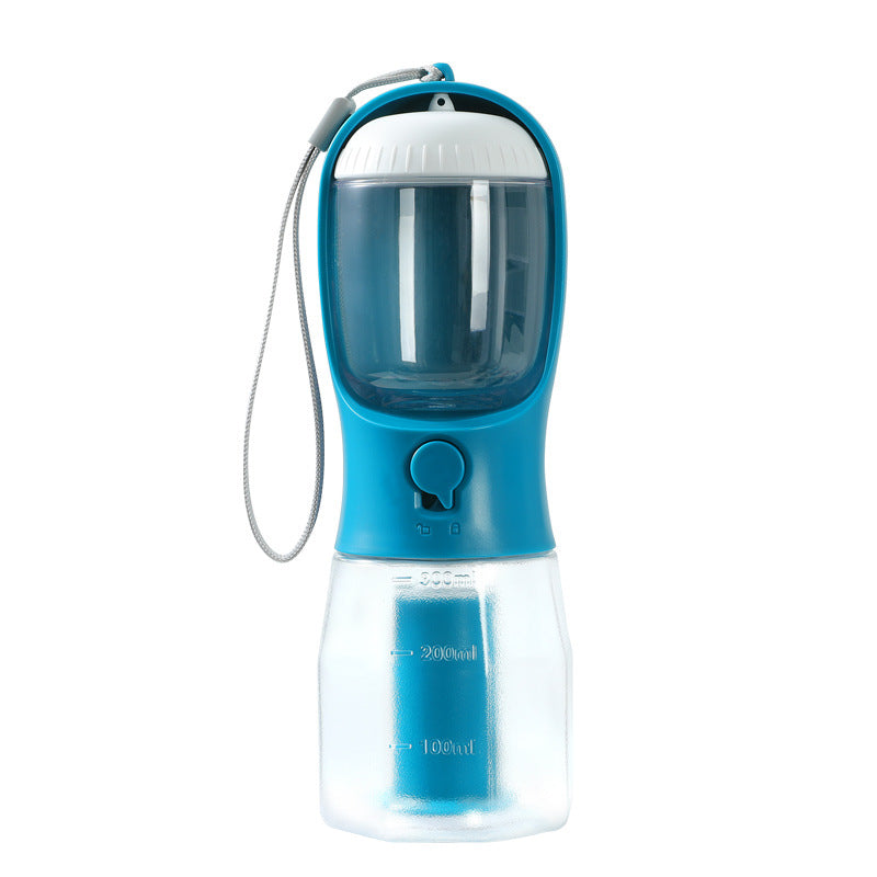Dog Water Cup Drinking Food Garbage Bag Three-in-one Portable Small Multi-functional Pet Cups Pets Supplies Pets Fashion