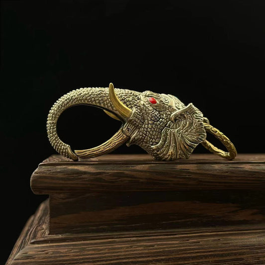 Elephant Keychain Men's Antique Waist Hanging LadyShow.Store