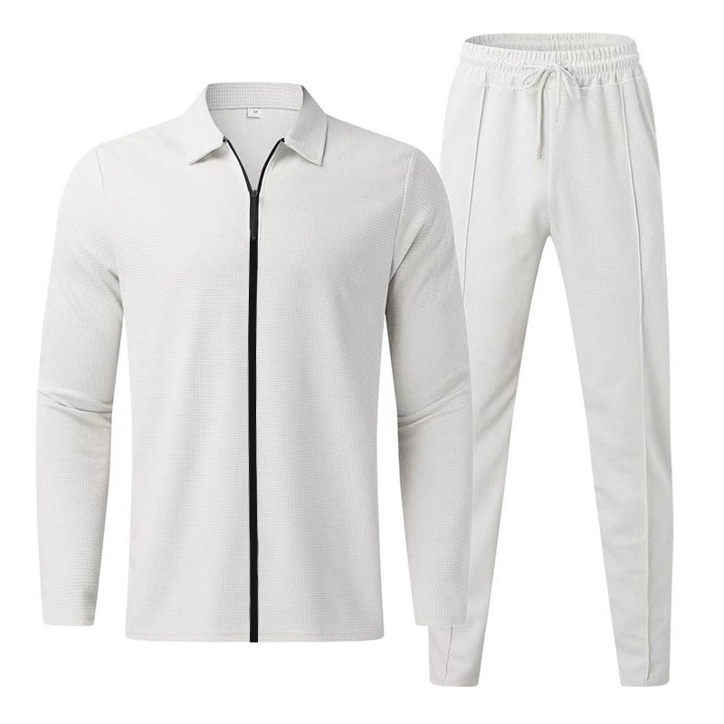 Fashion Zipper Cardigan Casual Sports Suit NorixaFashion.com