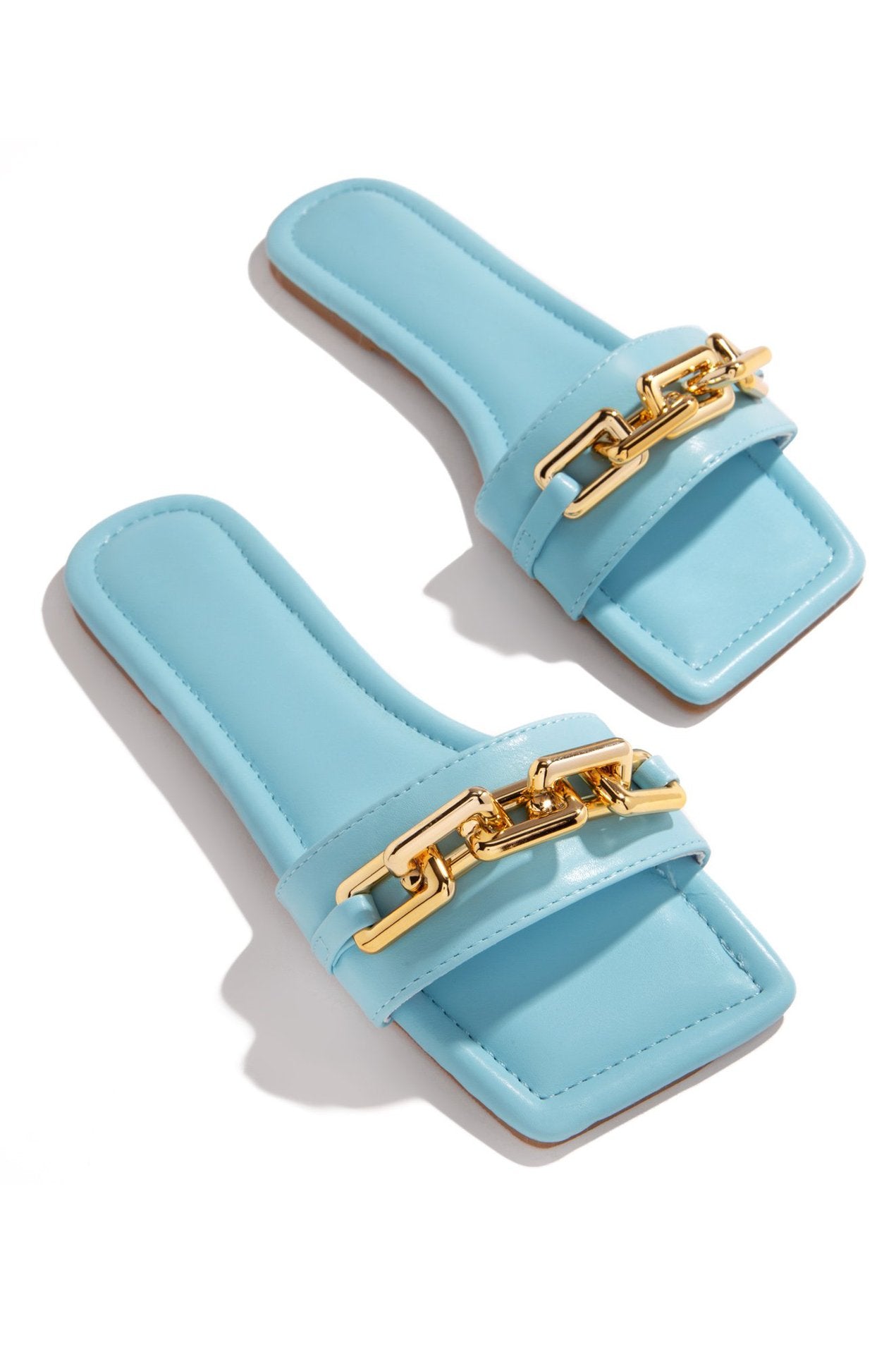 Cross Adult Women's Chain Flat Bottom Casual Sandals And Slippers LadyShow.Store