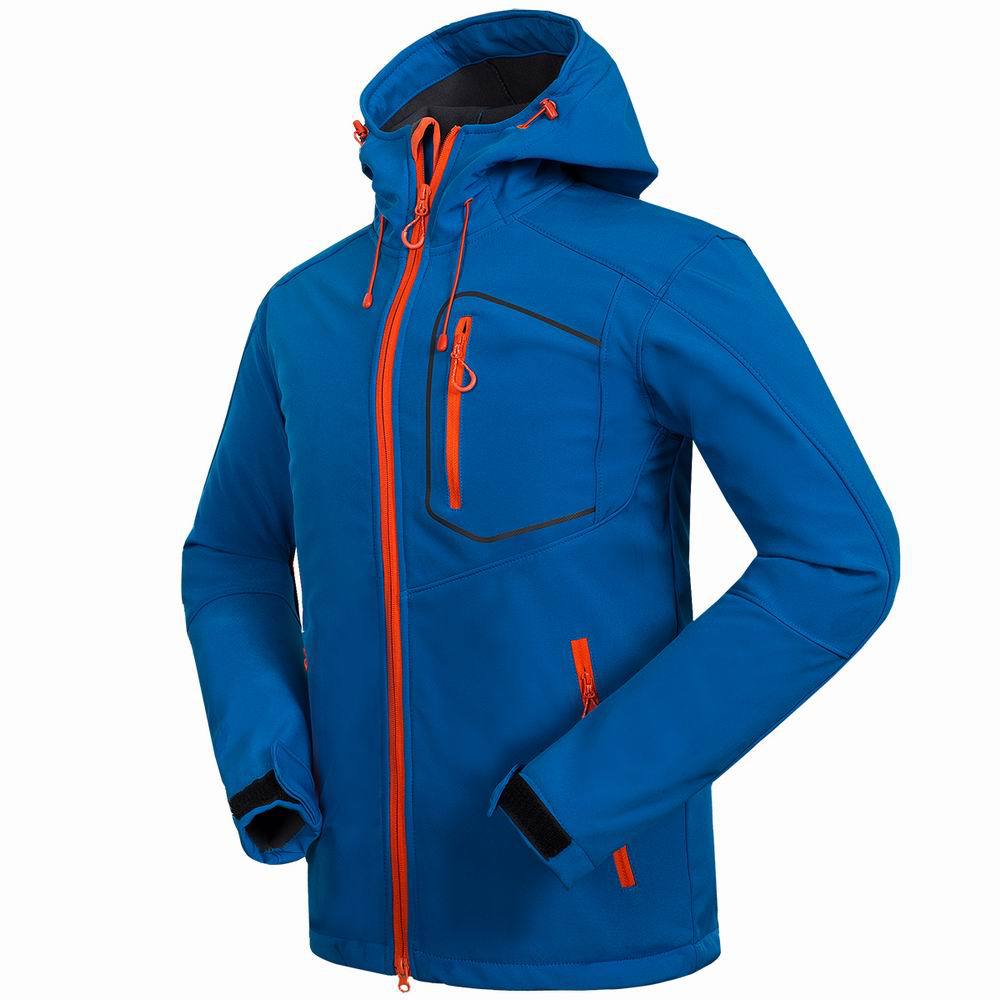 Men's Outdoor Softshell Jacket for Camping and Hiking Pi-Mart