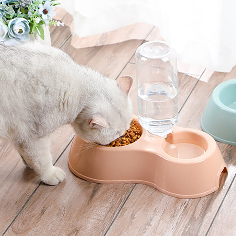 Pets Automatic Drinking Water Double Bowl Pets Fashion