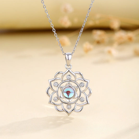 S925 Lotus Pendant Clavicle Chain LadyShow.Store