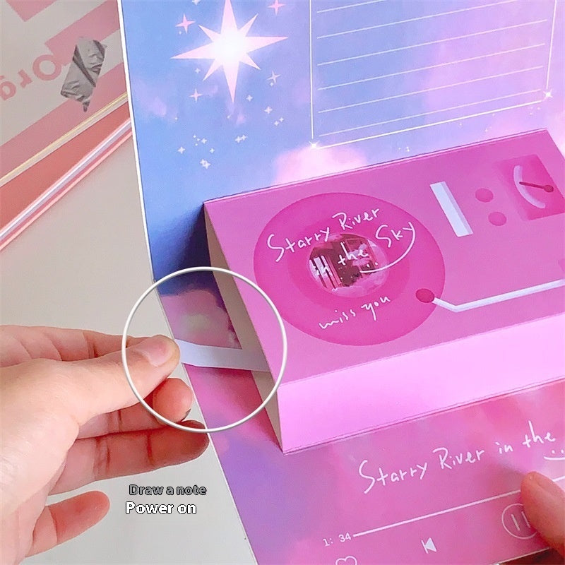 Phonograph Birthday Gift Creative Stereoscopic Greeting Cards CJD