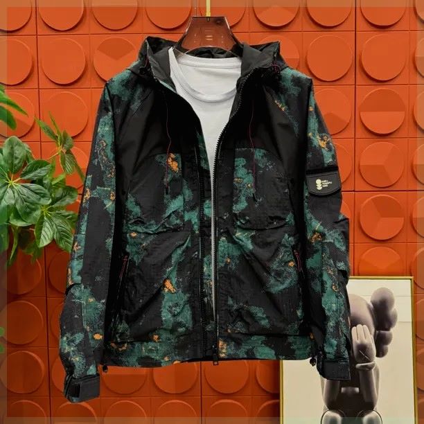 MCC HOMME Stylish 3D Printed Hooded Jacket for Men Pi-Mart