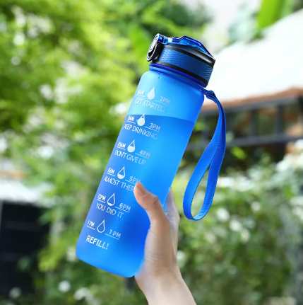 Gradient Color Sports Water Bottle LadyShow.Store