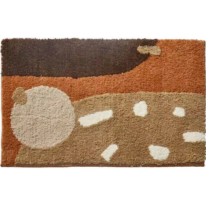 Abstract Carpet Bathroom Absorbent Non-slip Floor Mat