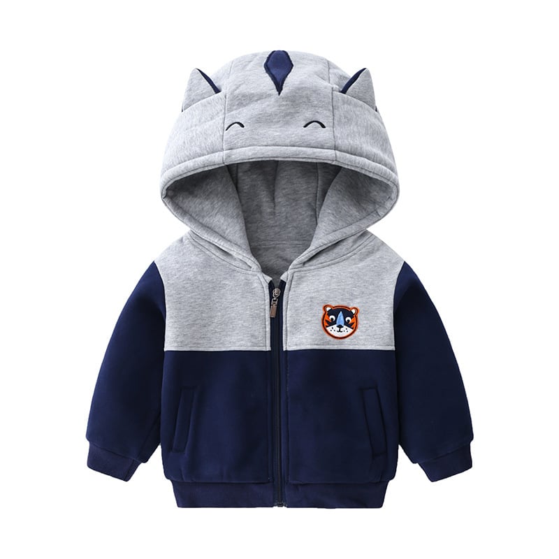 Simple Padded Hooded Jacket for Kids Pi-Mart