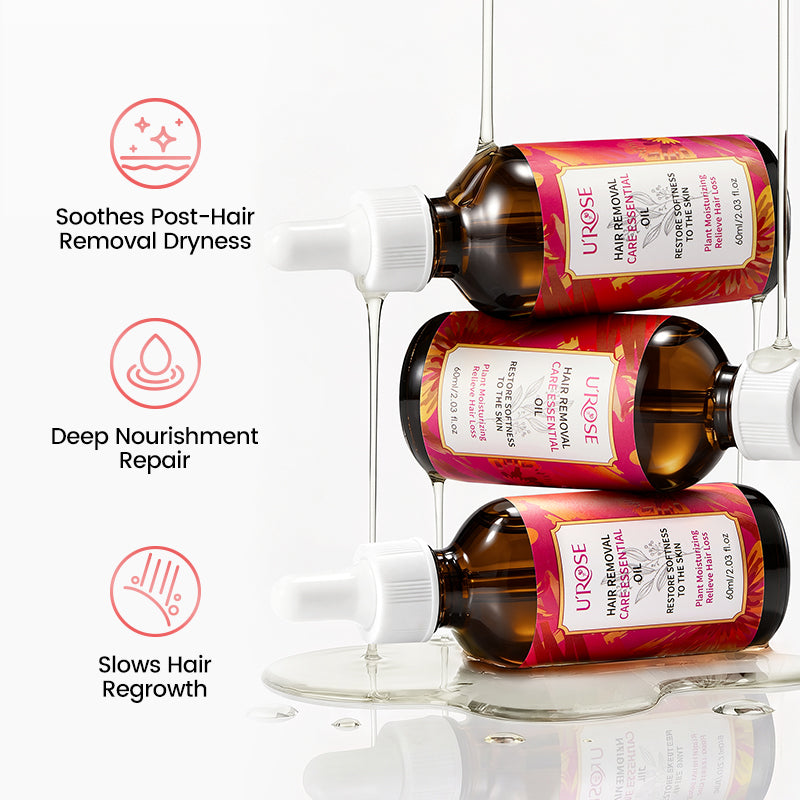 UROSE Hair Removal Care Essential Oil 60ml Tri Light Beauty