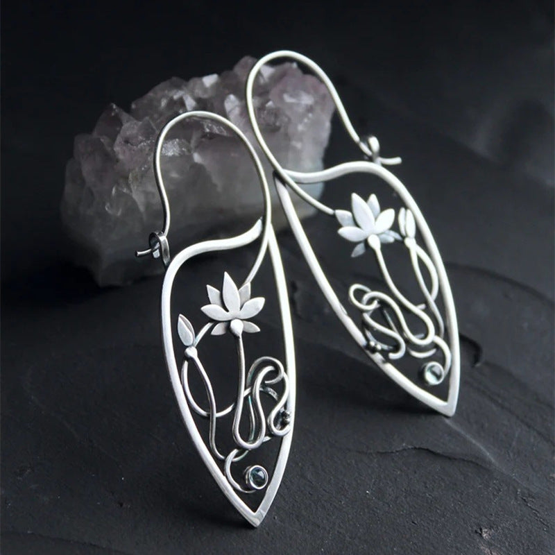 Dangle Earring Pendientes Marbled Dripping