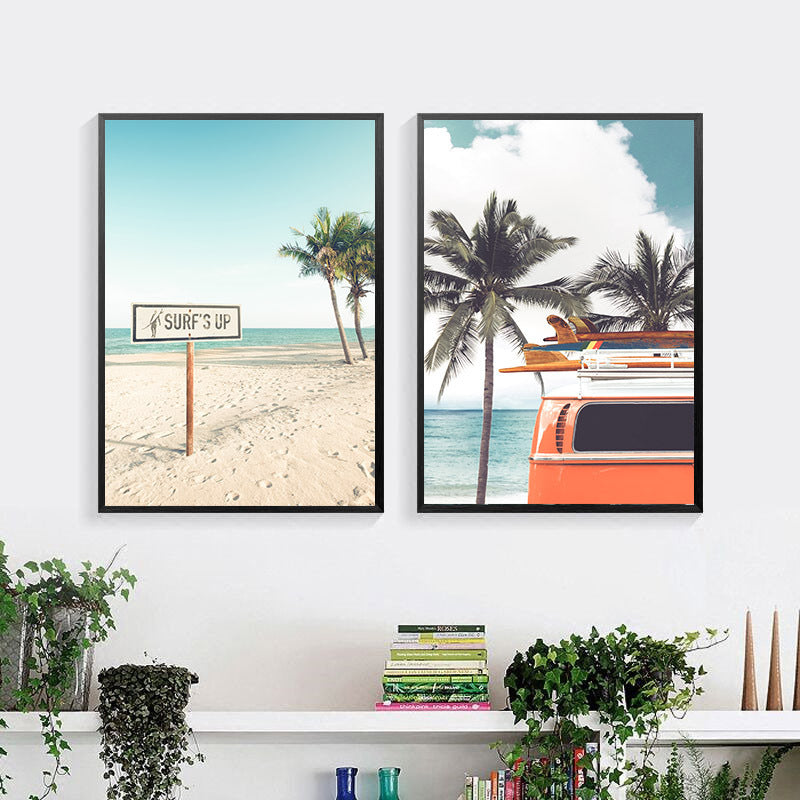 Scandinavian Canvas Poster Art PearlNestDecor.com