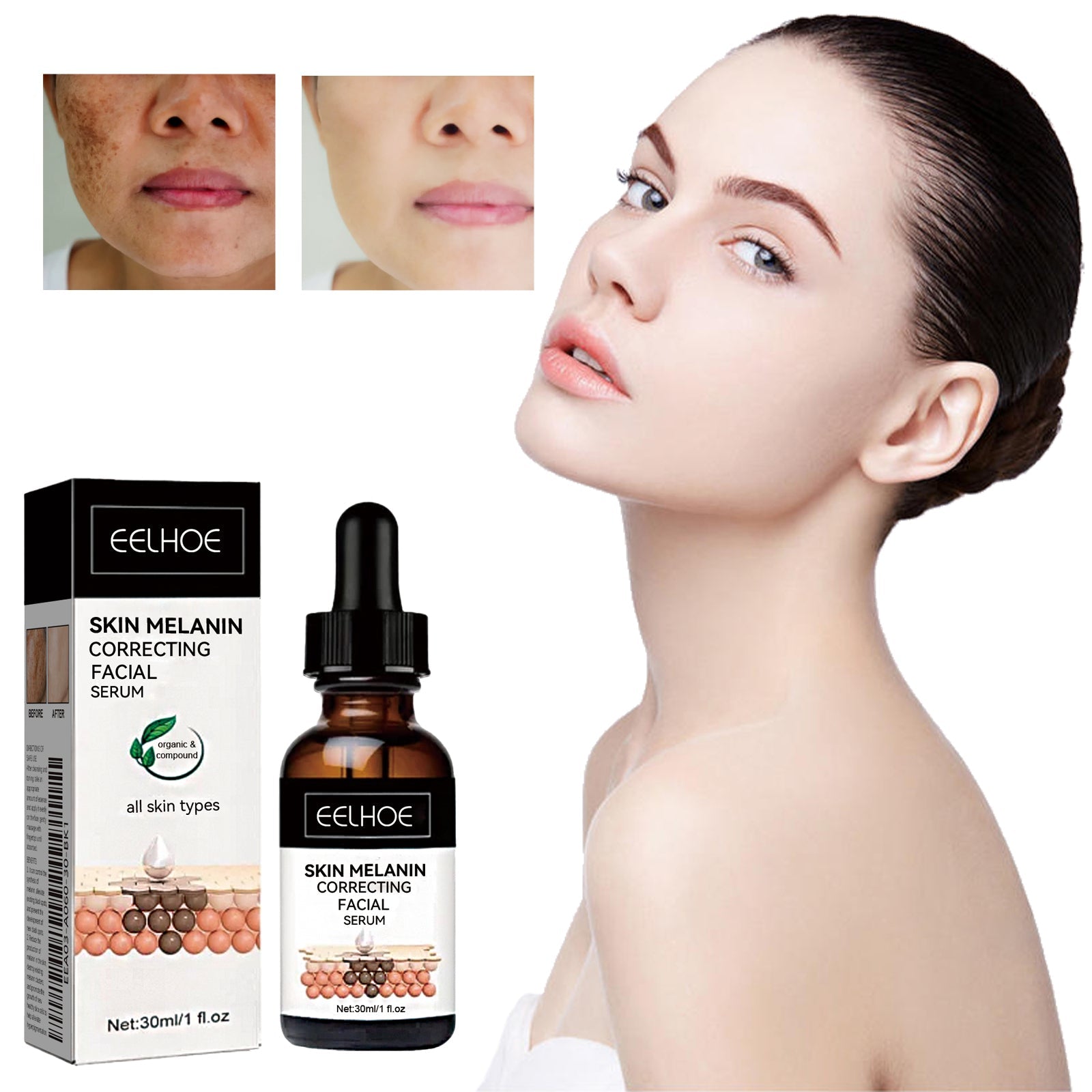 Melanin Repair Facial Serum 30ml Tri Light Beauty