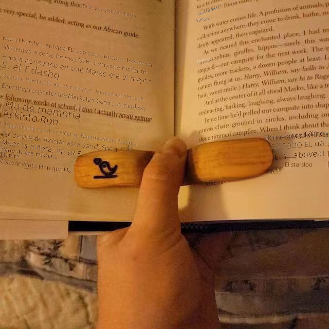 Wooden Bird Thumb Bookmark - Mother's Day Gift LadyShow.Store