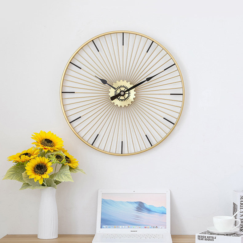 Nordic Creative Wall Clock European Luxury PearlNestDecor.com