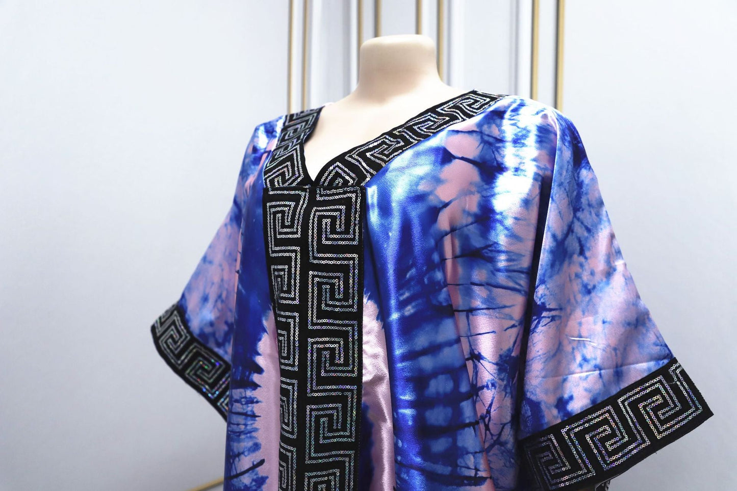 Fashion Printed Loose Robe Dress Women NorixaFashion.com
