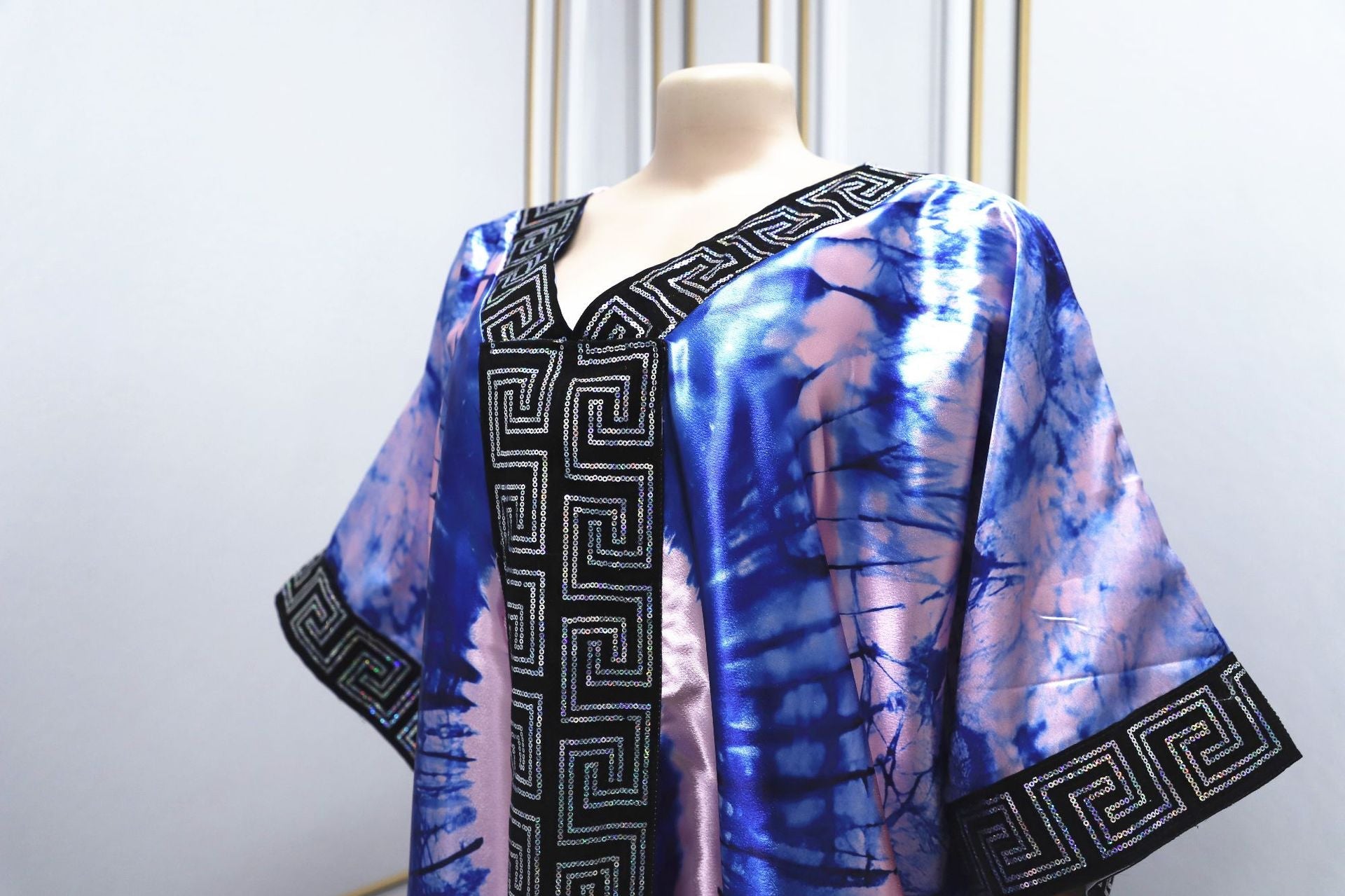 Fashion Printed Loose Robe Dress Women NorixaFashion.com