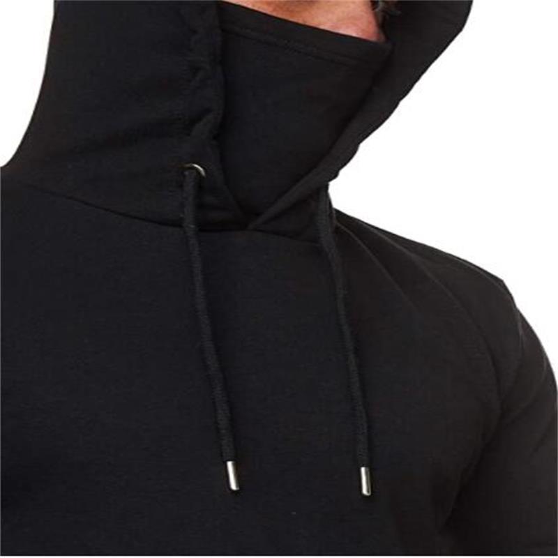Men's Solid Color Plus Fleece Hoodie Sweatshirt LadyShow.Store