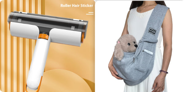 2 In 1 Pet Hair Removal Roller Multifunctional Portable Washable Hair Removal Brush Pet Supplies Pets Fashion