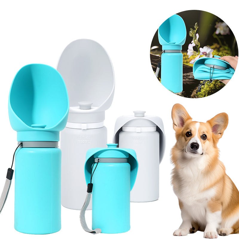 Folding Pet Outdoor Walking Mug Portable Travel Water Bottle Puppy Cats Dogs Drinking Water Dispenser Cup Supplies Pets Fashion