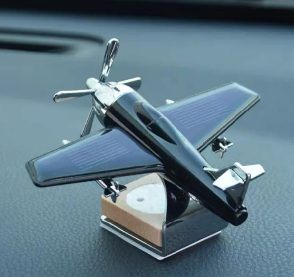 Solar Airplane Car Perfume Ornament Best YouTube Store