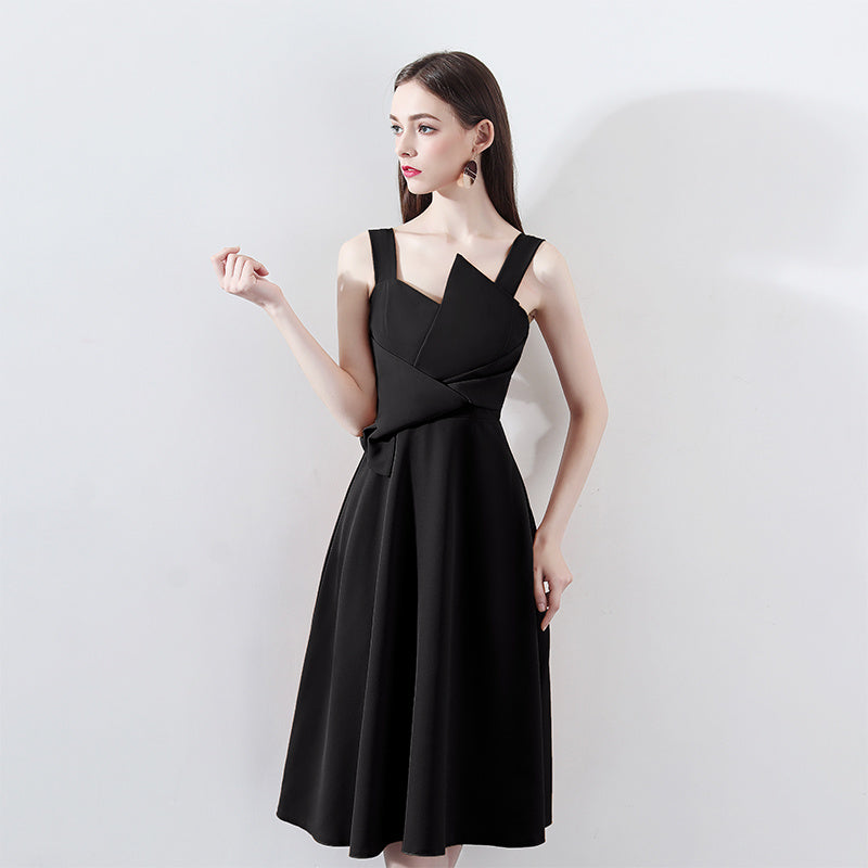Chic Suspender Evening Dress NorixaFashion.com