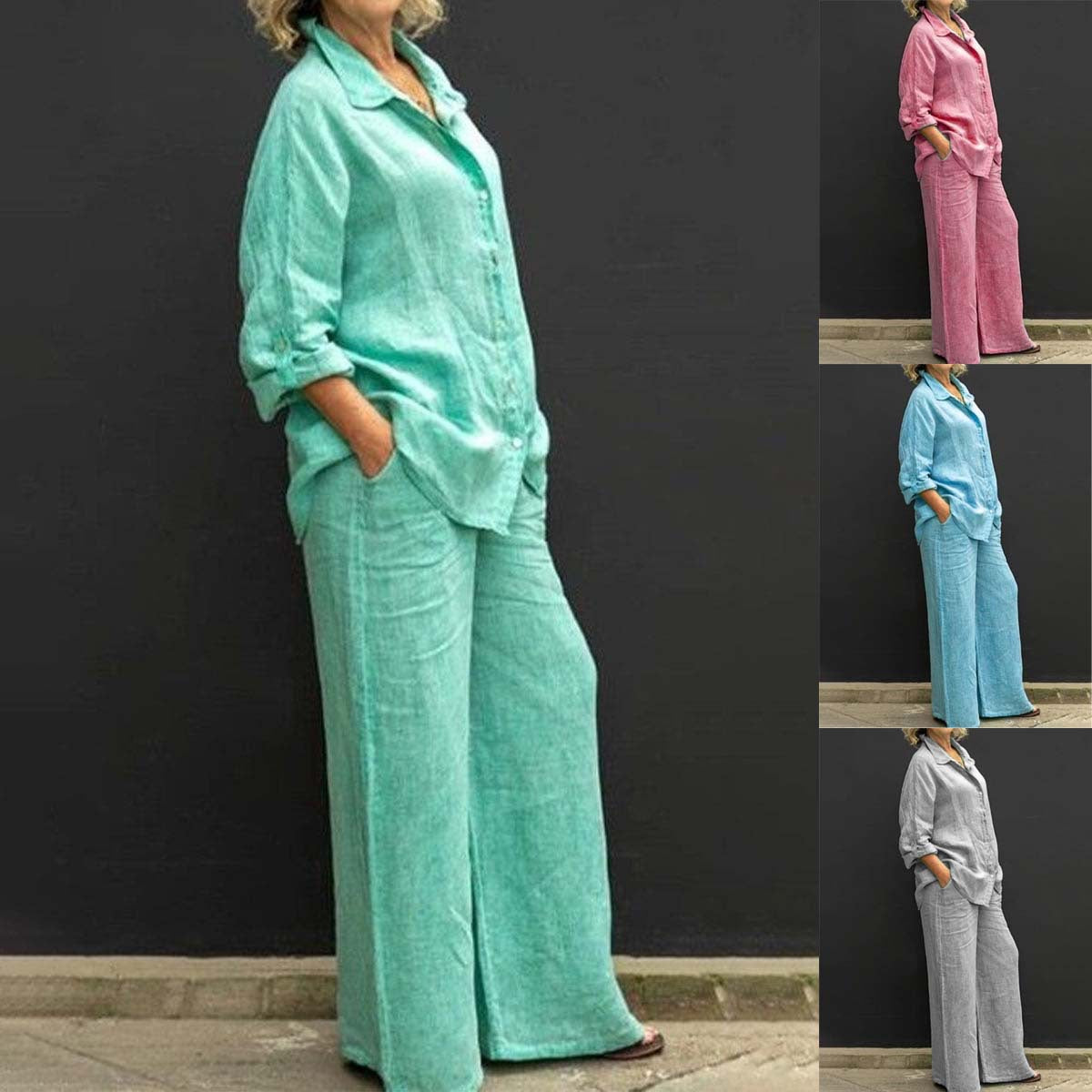 Women's Casual Urban Shirt Set NorixaFashion.com