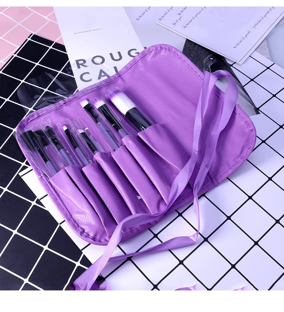 Makeup Brush Set with 7 Brushes LadyShow.Store