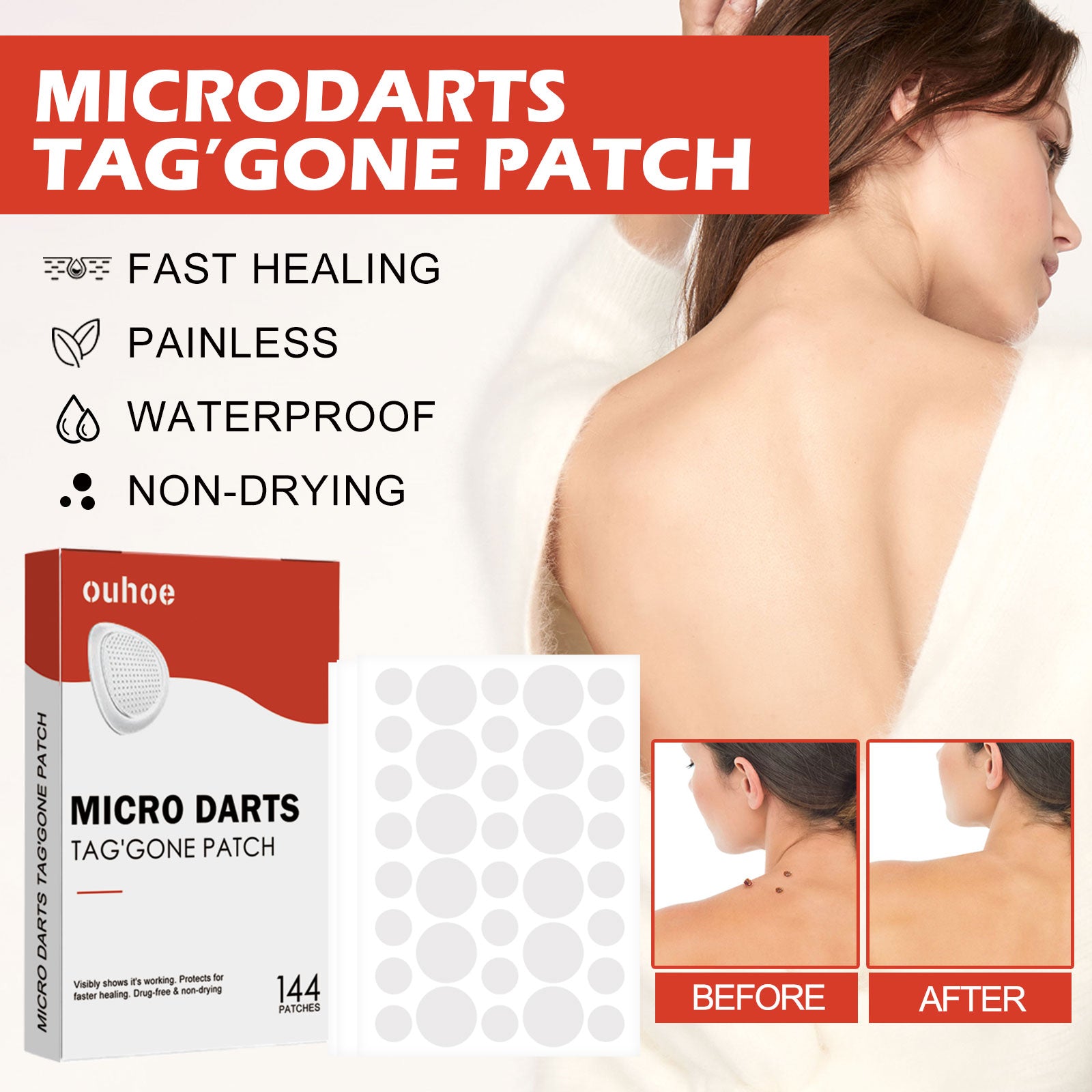 Purifying Face Patches 144PCS Tri Light Beauty
