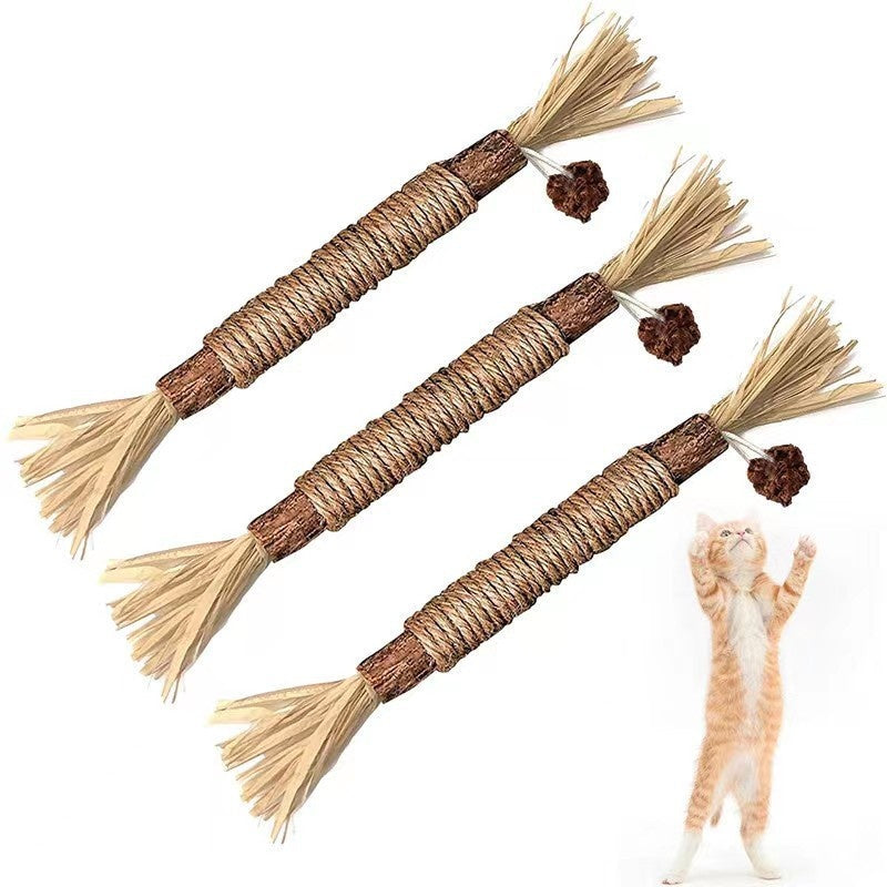 Funny Cat Molar Bite Stick Toy Pets Fashion