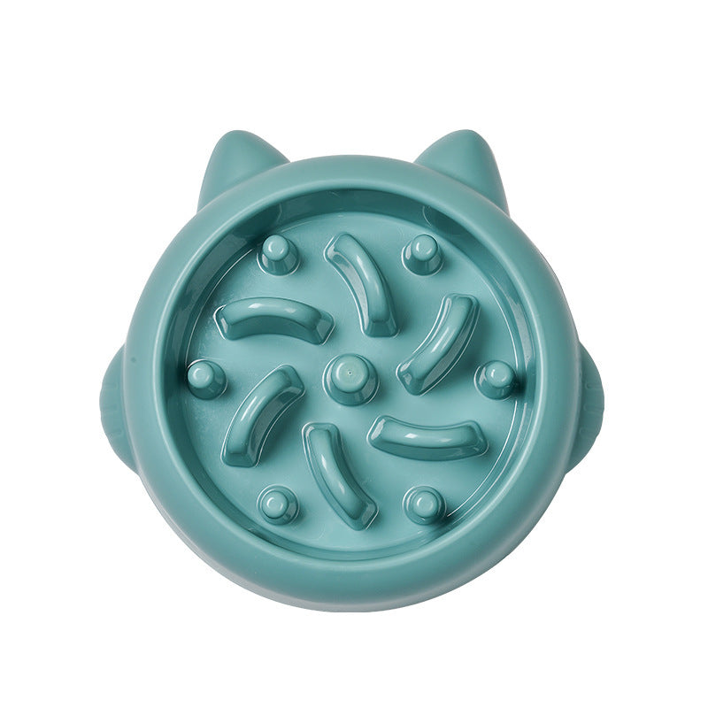 Pet Dog Cat Slow Feeder Bowls Anti Choking Slow Feeder Dish Bowl Home Dog Eating Plate Anti Gulping Bowl Supplies Pets Fashion