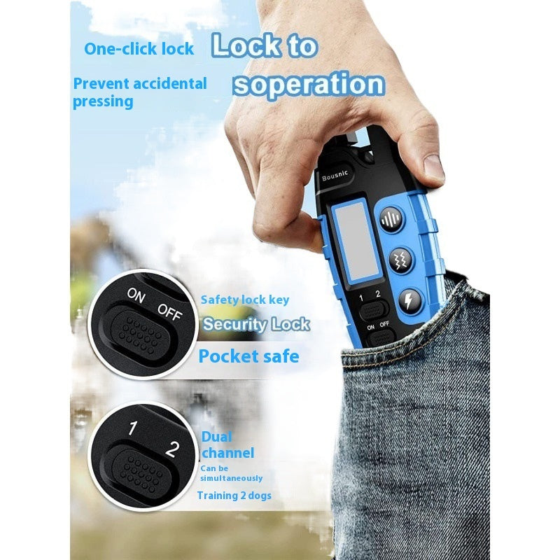 Big And Small Dogs Electric Shock Collar Remote Control Training Bark Stopper Pets Fashion