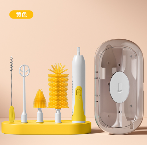 Electric Baby Bottle Cleaning Brush with UV Sterilizer (Set) LadyShow.Store