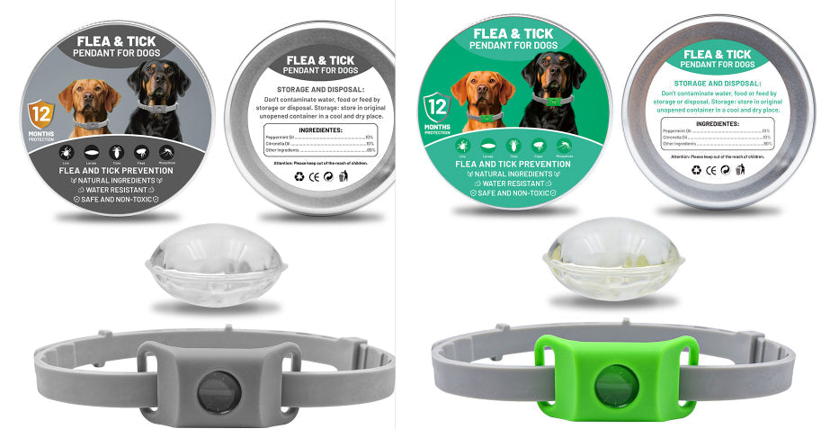 Pet Insect Repellent Button Collar Capsule Suit Pets Fashion