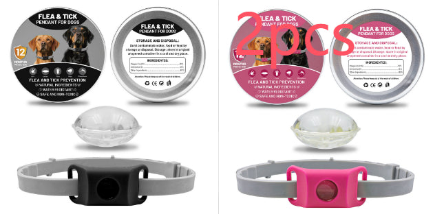 Pet Insect Repellent Button Collar Capsule Suit Pets Fashion