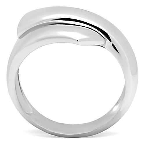 3W167 - Rhodium Brass Ring with No Stone LuxuryLifeWay Online Store