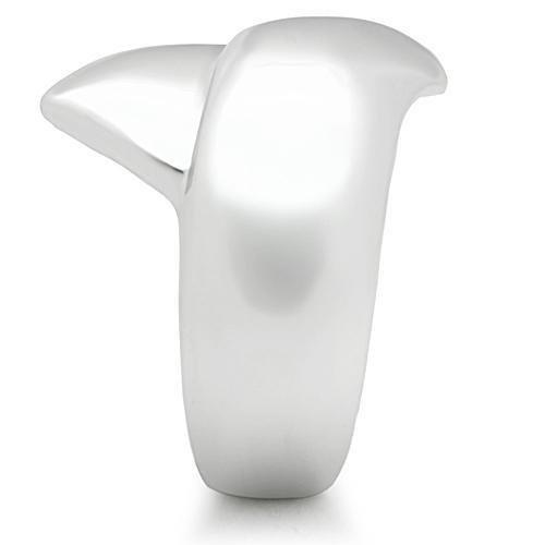 3W167 - Rhodium Brass Ring with No Stone LuxuryLifeWay Online Store