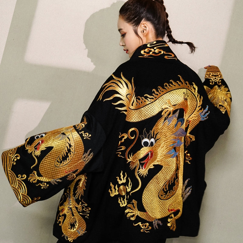 Dragon embroidered jacket Best YouTube Store