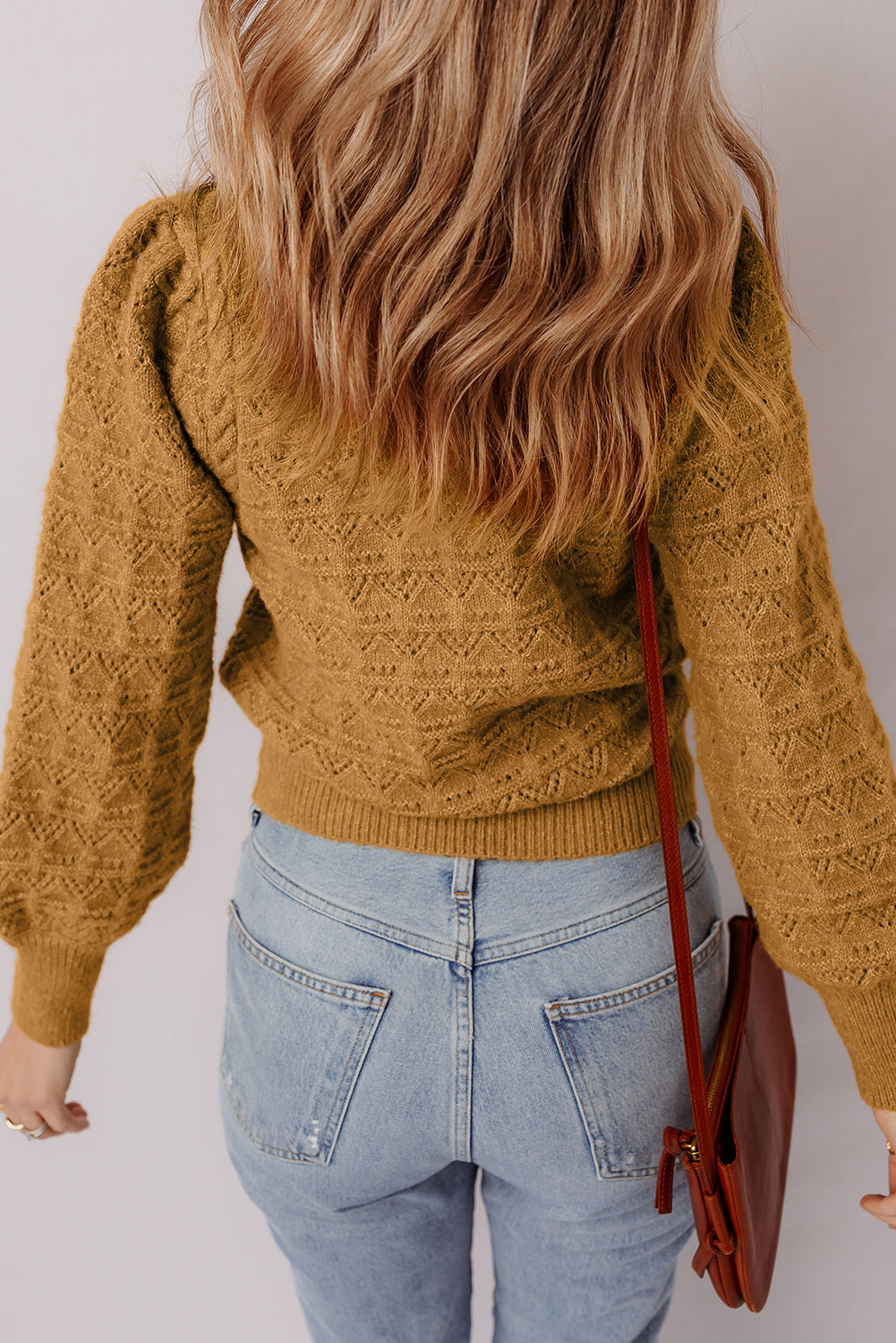 Aria Edge Balloon Sleeve Sweater LuxuryLifeWay Online Store