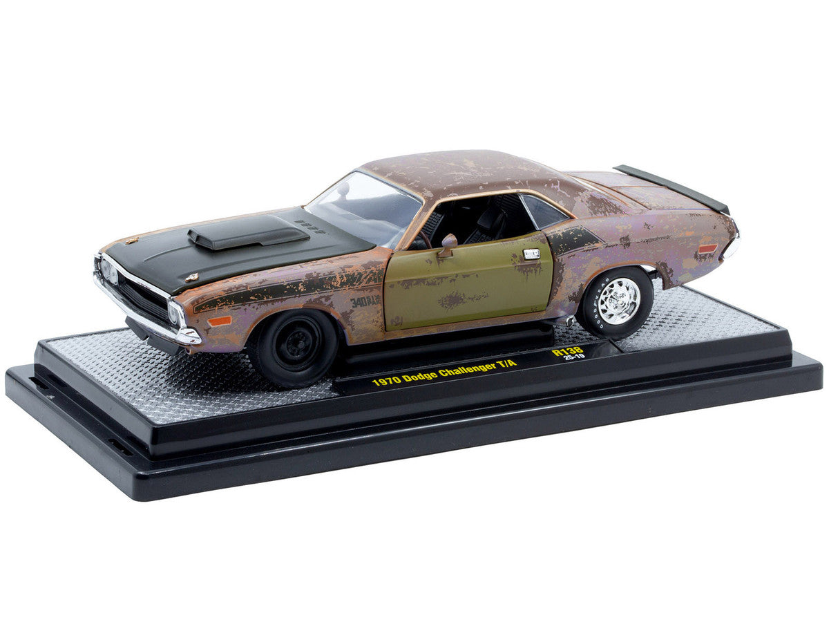 1970 Dodge Challenger T/A Rusted Limited Edition to 4050 pieces Worldwide 1/24 Diecast Model Car by M2 Machines LuxuryLifeWay Online Store