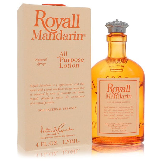 Royall Mandarin by Royall Fragrances All Purpose Lotion / Cologne 4 oz (Men) LuxuryLifeWay Online Store
