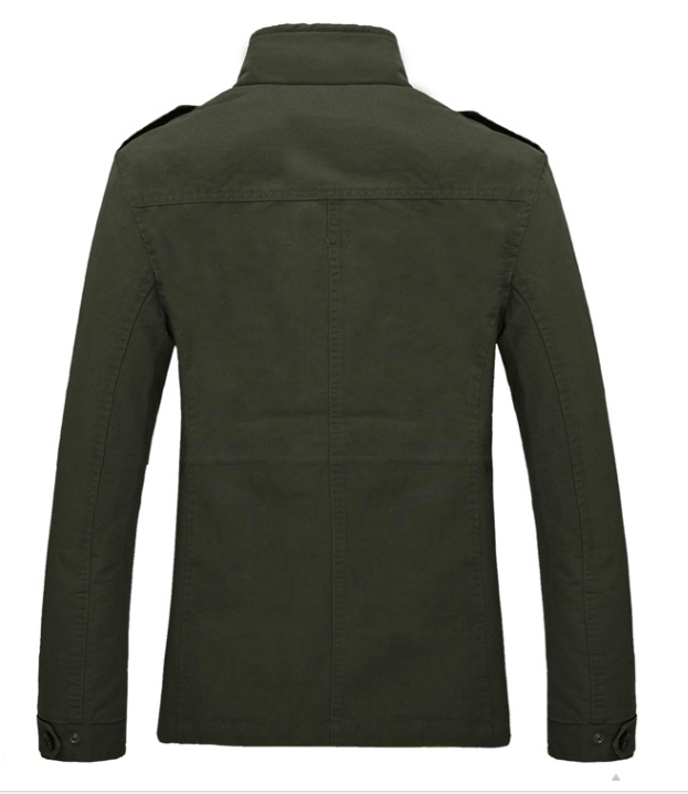 Men's jackets in foreign trade, long washed cotton leisure coat, big new winter and winter yards