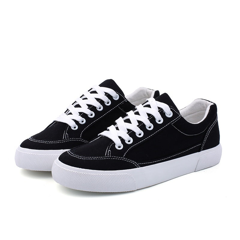 Star white shoes low shoes casual shoes help female Korean female students all-match cloth shoes Best YouTube Store