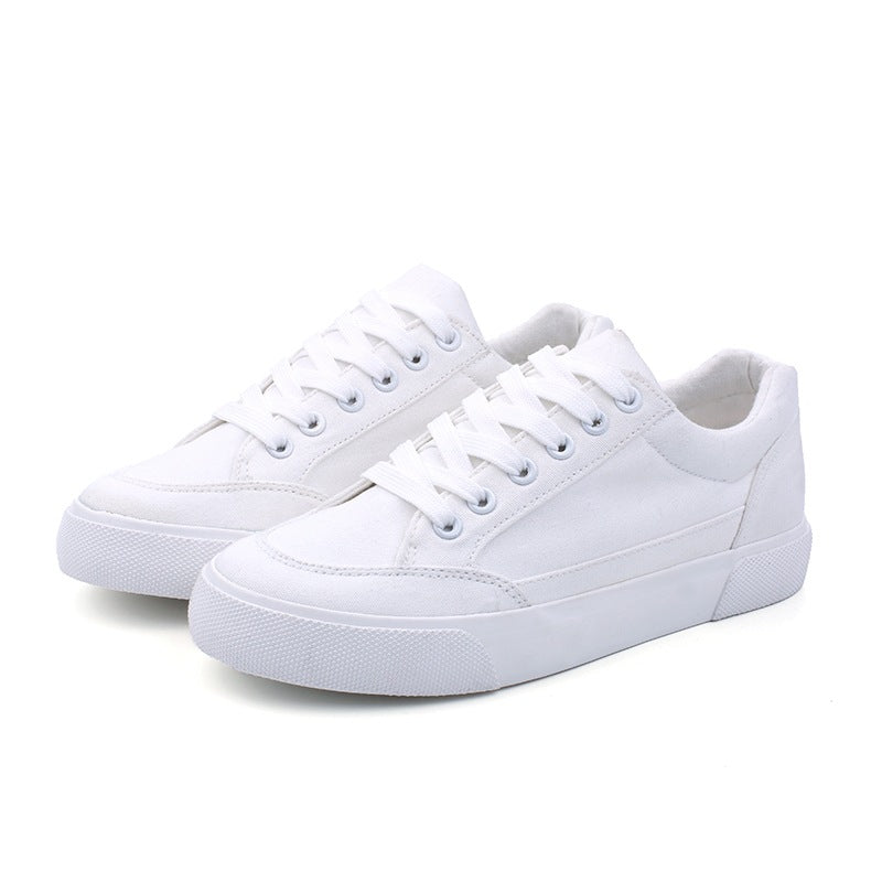 Star white shoes low shoes casual shoes help female Korean female students all-match cloth shoes Best YouTube Store